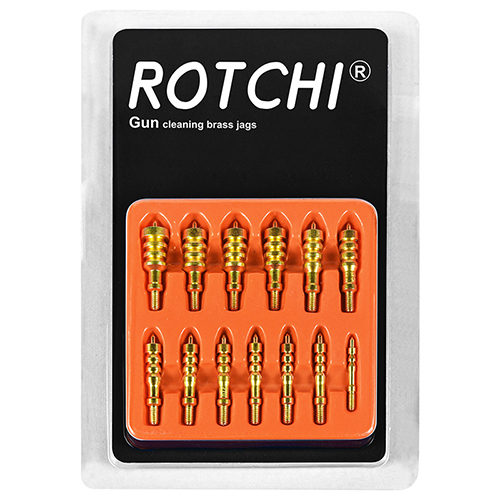 13-teiliges Waffenreinigungs-Messingzacken-Set, Blisterkartenverpackung