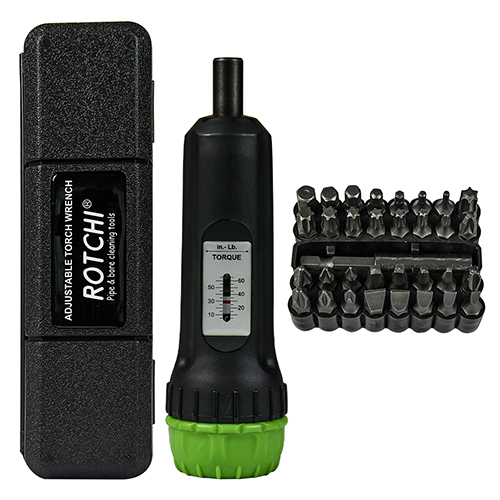 Einstellbarer Drehmomentschraubendreher, 1/4-Zoll-Antrieb, Zoll/Pfund, Präzisionsmessschaft, 10–50 Zoll/Pfund