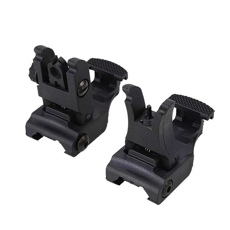 AR-15 Rapid Tactical Vorne und Hinten AR15 Teile Flip-up Back-up Sight Set AR 15 Visiere Für Die Jagd