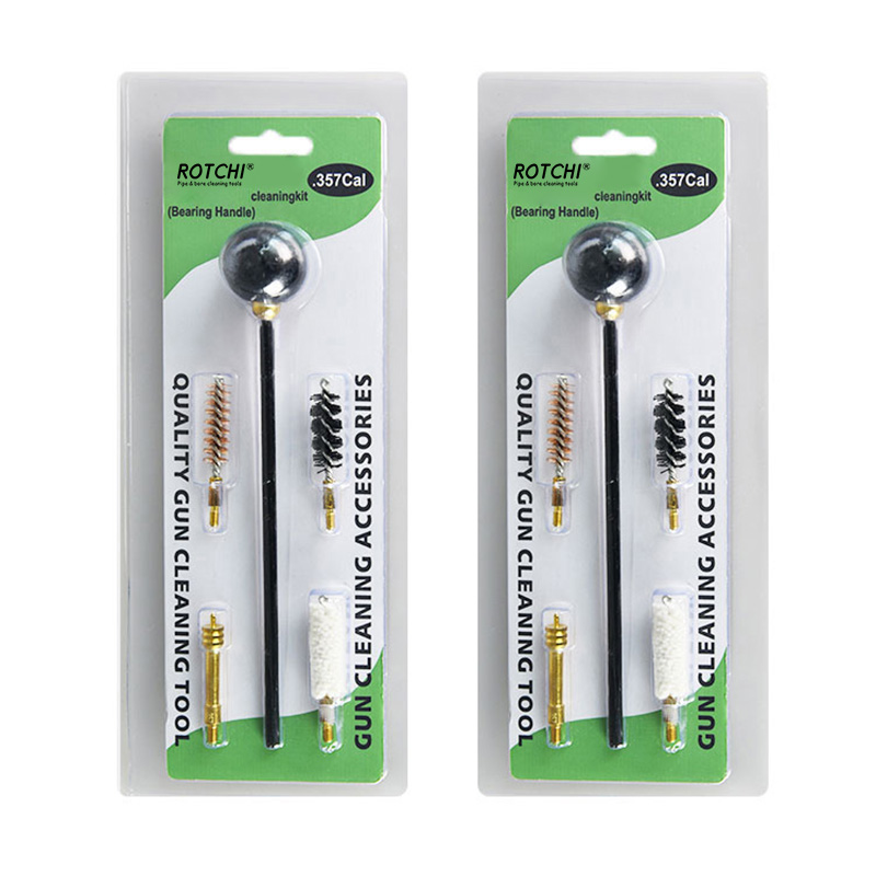 Waffenreinigungsset mit Kugelgriff für Handfeuerwaffen oder Pistolen