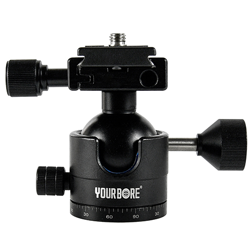 Doppelbacken-Schießstativhalterung mit geschlossener Pistolenhalterung und Arca Swiss-Führungsschienen-Schraubenlöchern, Stativ-Kugelkopfhalterung