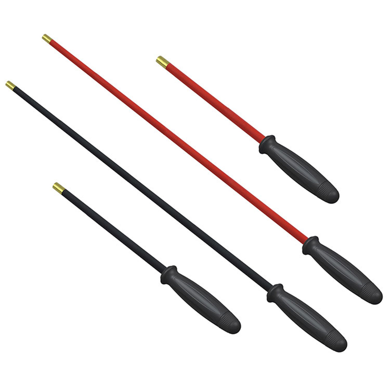 Kunststoffgriff, schnell rotierender Pistolenreinigungsstab aus PVC-Stahl