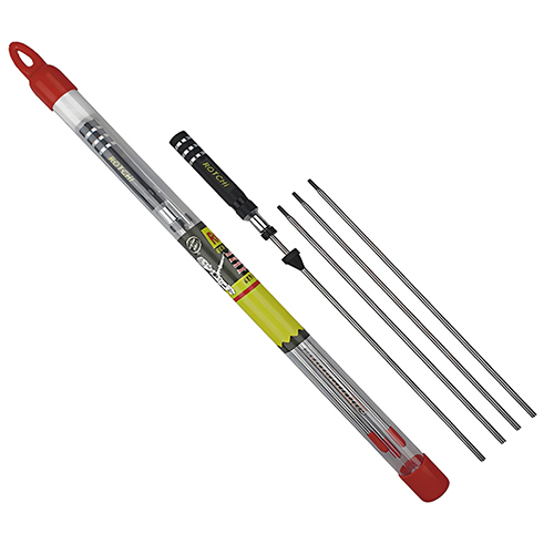 Gewehr- und Luftgewehr-Set, 4 Abschnitte, im Rohr verpackt